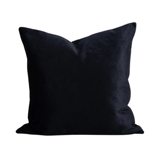 Aster Cushion Feather Filled - Black